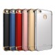 IPAKY 3-In-1 Electroplating PC Hard Back Cover for Xiaomi Redmi 4X - Rose Gold - plastikas aizmugures apvalks (bampers, vāciņš, PU back cover, bumper shell)