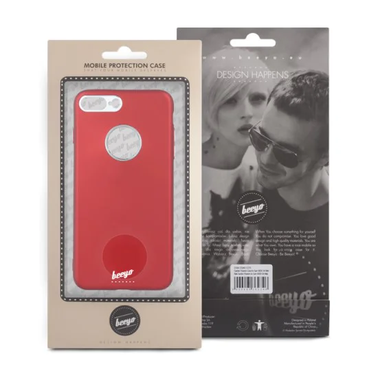 Beeyo Soft Case для Huawei P8 Lite - Красный - матовая силиконовая накладка / бампер (крышка чехол, slim TPU silicone cover shell, bumper) Beeyo Soft Case для Huawei P8 Lite - Красный - матовая силиконовая накладка / бампер (крышка чехол, slim TPU silicone cover shell, bumper)