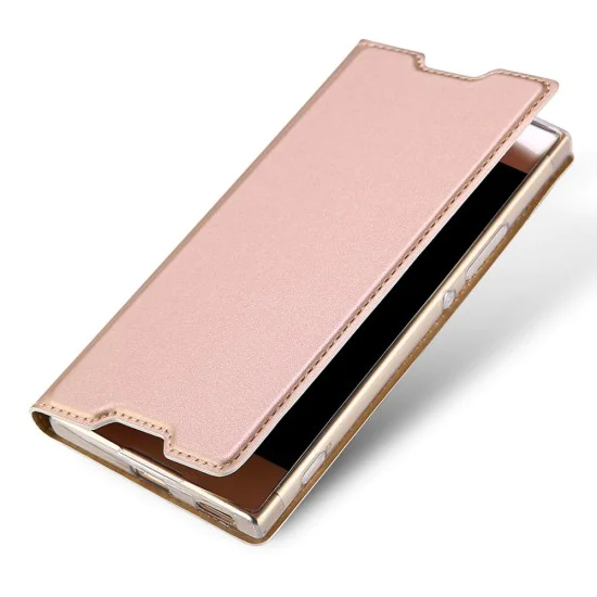 Dux Ducis Skin Pro series priekš Sony Xperia XA2 H4113 - Rozā Zelts - sāniski atverams maciņš ar magnētu un stendu (ādas maks, grāmatiņa, leather book wallet case cover stand) Dux Ducis Skin Pro series priekš Sony Xperia XA2 H4113 - Rozā Zelts - sāniski atverams maciņš ar magnētu un stendu (ādas maks, grāmatiņa, leather book wallet case cover stand)