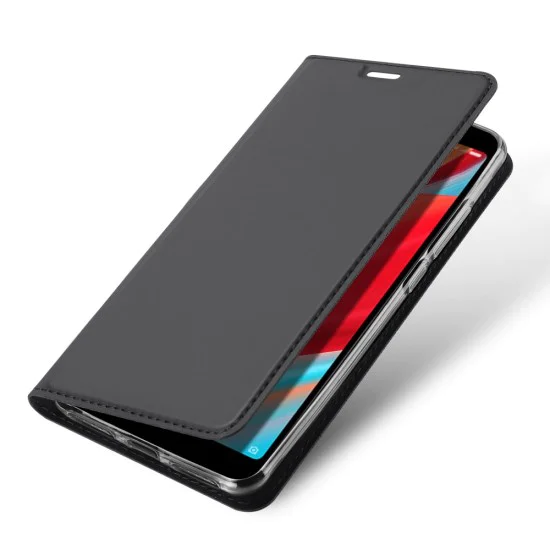 Dux Ducis Skin Pro series для Xiaomi Redmi S2 - Тёмно Серый - чехол-книжка с магнитом и стендом / подставкой (кожаный чехол-книжка, leather book wallet case cover stand) Dux Ducis Skin Pro series для Xiaomi Redmi S2 - Тёмно Серый - чехол-книжка с магнитом и стендом / подставкой (кожаный чехол-книжка, leather book wallet case cover stand)