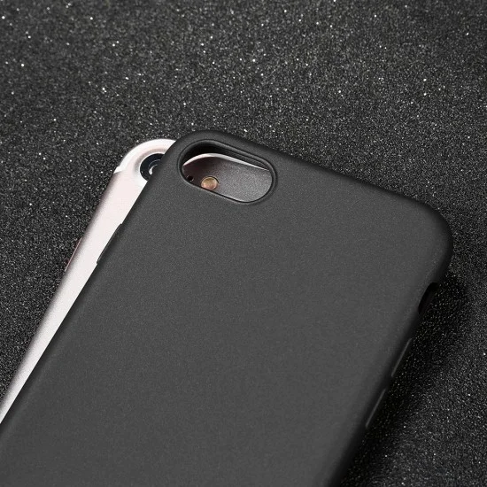 X-Level Guardian Series Frosted TPU Case priekš Apple iPhone 7 / 8 / SE2 (2020) / SE3 (2022) - Melns - matēts silikona aizmugures apvalks / bampers-vāciņš X-Level Guardian Series Frosted TPU Case priekš Apple iPhone 7 / 8 / SE2 (2020) / SE3 (2022) - Melns - matēts silikona aizmugures apvalks / bampers-vāciņš
