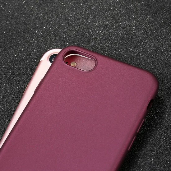 X-Level Guardian Series Frosted TPU Case priekš Apple iPhone 7 / 8 / SE2 (2020) / SE3 (2022) - Bordo - matēts silikona aizmugures apvalks / bampers-vāciņš X-Level Guardian Series Frosted TPU Case priekš Apple iPhone 7 / 8 / SE2 (2020) / SE3 (2022) - Bordo - matēts silikona aizmugures apvalks / bampers-vāciņš