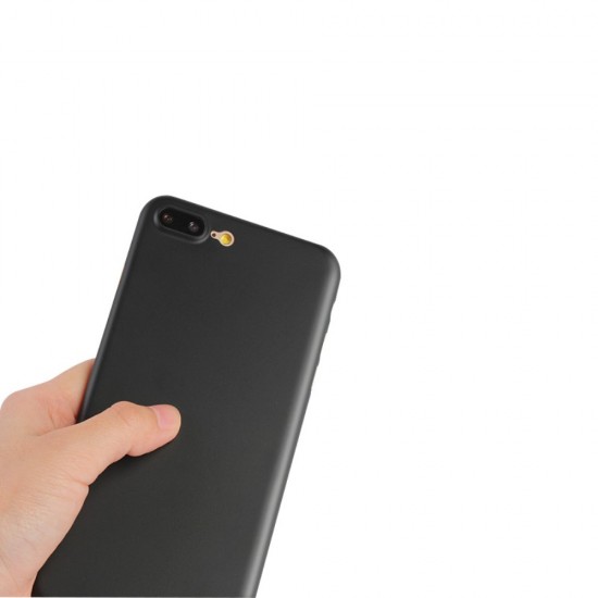 NXE Matte TPU Mobile Phone Protective Back Case для Apple iPhone 7 Plus / 8 Plus - Чёрный - матовая силиконовая накладка / бампер (крышка чехол, slim TPU silicone cover shell, bumper)