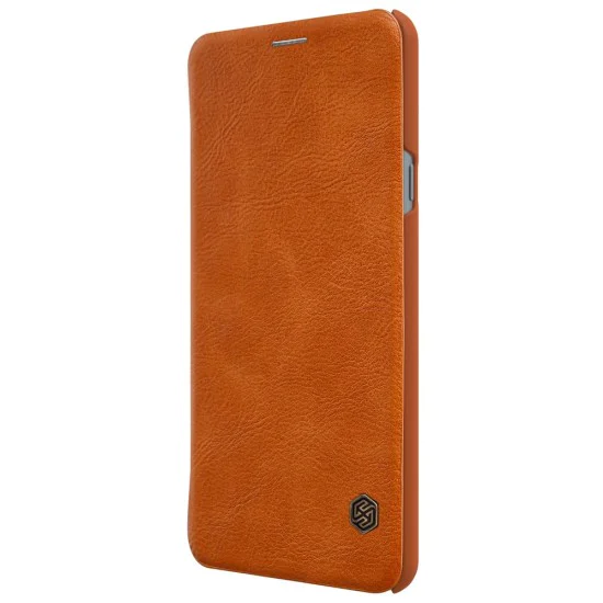 NILLKIN Qin Series Card Holder Leather Case для LG G7 ThinQ G710 - Коричневый - чехол-книжка (кожаный чехол книжка, leather book wallet case cover) NILLKIN Qin Series Card Holder Leather Case для LG G7 ThinQ G710 - Коричневый - чехол-книжка (кожаный чехол книжка, leather book wallet case cover)