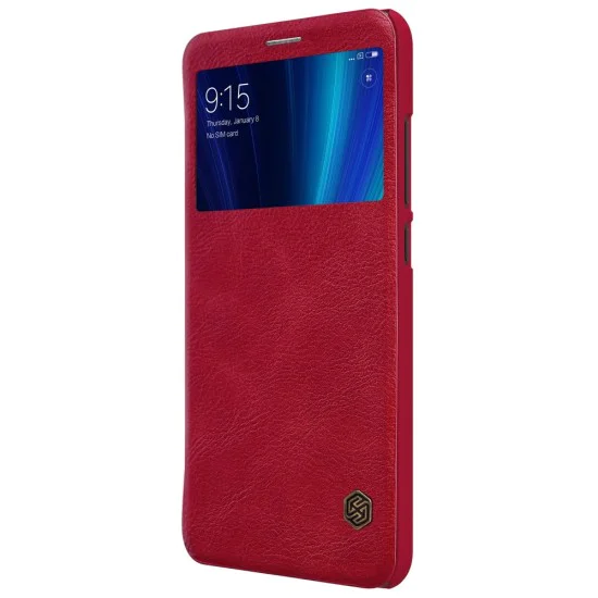 NILLKIN Qin Series Window View Leather Case для Xiaomi Mi A2 - Красный - чехол-книжка с окошком (кожаный чехол-книжка, leather book wallet case cover) NILLKIN Qin Series Window View Leather Case для Xiaomi Mi A2 - Красный - чехол-книжка с окошком (кожаный чехол-книжка, leather book wallet case cover)