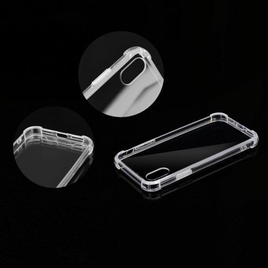 RoarKorea Armor Jelly priekš Huawei Mate 20 Pro - Caurspīdīgs - triecienizturīgs silikona bampers ar plastikāta aizmugures apvalku (bampers, vāciņš, TPU silicone case cover, bumper)