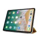 Tri-fold PU Smart Auto Wake/Sleep Leather Case priekš Apple iPad Pro 11 (2018) / Air 4 (2020) / Air 5 (2022) - Zelts - sāniski atverams maciņš Tri-fold PU Smart Auto Wake/Sleep Leather Case priekš Apple iPad Pro 11 (2018) / Air 4 (2020) / Air 5 (2022) - Zelts - sāniski atverams maciņš