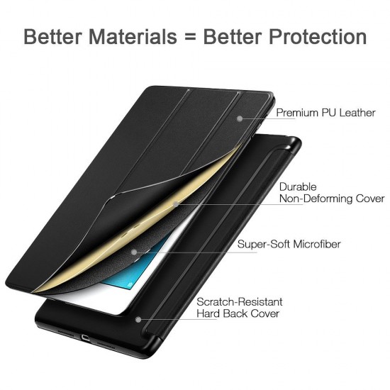 ESR Yippee series для Apple iPad Air 3 10.5 (2019) - Чёрный - чехол-книжка с магнитом и стендом / подставкой