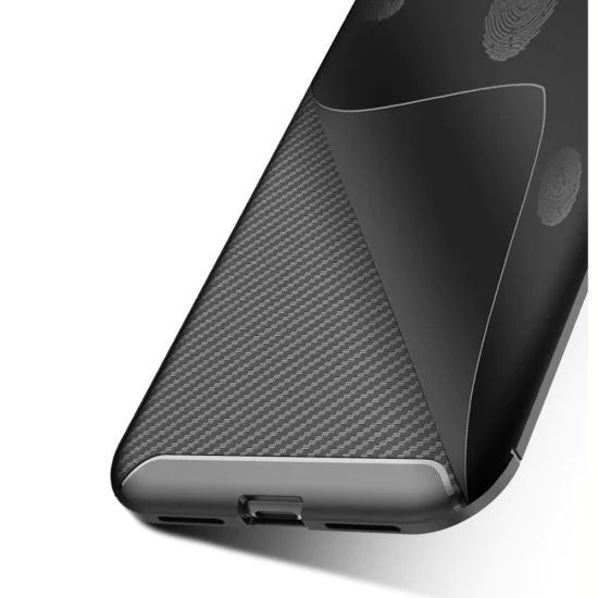 Beetle Series Carbon Fiber TPU Protection Phone Cover для Apple iPhone 11 - Чёрный - противоударная силиконовая накладка / бампер (крышка чехол, shell cover, bumper) Beetle Series Carbon Fiber TPU Protection Phone Cover для Apple iPhone 11 - Чёрный - противоударная силиконовая накладка / бампер (крышка чехол, shell cover, bumper)