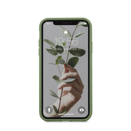 Forever Bioio Organic Back Case для Apple iPhone X / XS - Зелёный - матовая силиконовая чехол-накладка / бампер из биоразлагаемой органической пшеничной соломы Forever Bioio Organic Back Case для Apple iPhone X / XS - Зелёный - матовая силиконовая чехол-накладка / бампер из биоразлагаемой органической пшеничной соломы