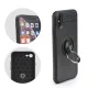 Forcell Ring Case priekš Huawei Honor 20 Pro - Melns - silikona aizmugures apvalks ar gredzenu Forcell Ring Case priekš Huawei Honor 20 Pro - Melns - silikona aizmugures apvalks ar gredzenu