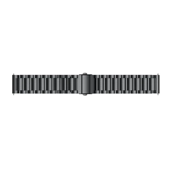 20mm Stainless Steel Watch Band Strap - Чёрный - ремешок для часов из нержавеющей стали для умных часов 20mm Stainless Steel Watch Band Strap - Чёрный - ремешок для часов из нержавеющей стали для умных часов