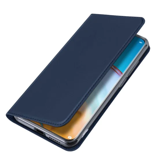 Dux Ducis Skin Pro series priekš Huawei P40 Pro - Tumši Zils - sāniski atverams maciņš ar magnētu un stendu (ādas maks, grāmatiņa, leather book wallet case cover stand) Dux Ducis Skin Pro series priekš Huawei P40 Pro - Tumši Zils - sāniski atverams maciņš ar magnētu un stendu (ādas maks, grāmatiņa, leather book wallet case cover stand)