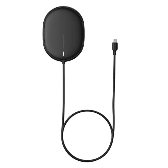 Baseus (WXQJ-01) Universal 15W Light Magnetic Wireless Qi Charger QC 3.0 with MagSafe - Чёрный - магнитная беспроводная зарядка / подставка Baseus (WXQJ-01) Universal 15W Light Magnetic Wireless Qi Charger QC 3.0 with MagSafe - Чёрный - магнитная беспроводная зарядка / подставка