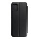 Smart View Window Wake / Sleep Book Case priekš Samsung Galaxy A52 A525 / A52 5G A526 / A52s 5G A528 - Melns - sāniski atverams maciņš ar lodziņu / grāmatveida maks