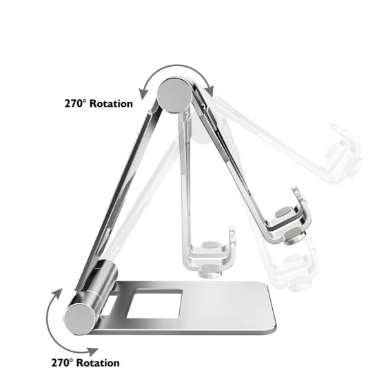 Tech-Protect Z10 Universal Stand Holder for Phone / Tablet 12 inch - Серебристый - Универсальная подставка / держатель на стол для телефона / планшета Tech-Protect Z10 Universal Stand Holder for Phone / Tablet 12 inch - Серебристый - Универсальная подставка / держатель на стол для телефона / планшета
