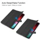 Tri-fold Stand PU Leather Smart Case priekš Apple iPad Pro 11 (2020 / 2021) - Melns - sāniski atverams maciņš ar stendu Tri-fold Stand PU Leather Smart Case priekš Apple iPad Pro 11 (2020 / 2021) - Melns - sāniski atverams maciņš ar stendu