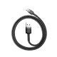 Baseus 2M Cafule 2A USB to Type-C cable - Чёрный - USB-C дата кабель / провод для зарядки Baseus 2M Cafule 2A USB to Type-C cable - Чёрный - USB-C дата кабель / провод для зарядки