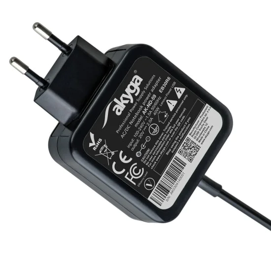 Akyga AK-ND-59 20V / 2.0A 40W Laptop Power Supply Adapter priekš Lenovo - barošanas bloks / tīkla lādētājs portatīvajiem datoriem Akyga AK-ND-59 20V / 2.0A 40W Laptop Power Supply Adapter priekš Lenovo - barošanas bloks / tīkla lādētājs portatīvajiem datoriem