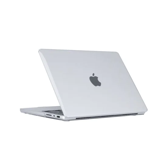 Tech-Protect Smartshell Protective Case для Apple MacBook Pro 14-inch (2021) A2442 - Прозрачный - пластиковая накладка / чехол с обеих сторон Tech-Protect Smartshell Protective Case для Apple MacBook Pro 14-inch (2021) A2442 - Прозрачный - пластиковая накладка / чехол с обеих сторон