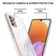 IMD Electroplating Marble Pattern TPU Phone Shell для Samsung Galaxy A52 A525 / A52 5G A526 / A52s 5G A528 - Белый - силиконовая накладка / бампер-крышка IMD Electroplating Marble Pattern TPU Phone Shell для Samsung Galaxy A52 A525 / A52 5G A526 / A52s 5G A528 - Белый - силиконовая накладка / бампер-крышка
