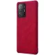 NILLKIN Qin Series Card Holder Leather Flip Case priekš Xiaomi 11T 5G / 11T Pro 5G - Sarkans - sāniski atverams maciņš NILLKIN Qin Series Card Holder Leather Flip Case priekš Xiaomi 11T 5G / 11T Pro 5G - Sarkans - sāniski atverams maciņš