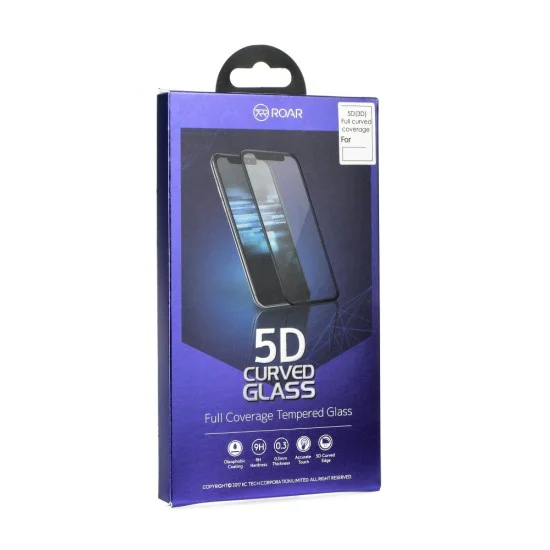 RoarKorea 5D Full Glue Tempered Glass phone screen protector для Samsung Galaxy S21 FE 5G G990 - Чёрное - Защитное стекло / Бронированое / Закалённое антиударное RoarKorea 5D Full Glue Tempered Glass phone screen protector для Samsung Galaxy S21 FE 5G G990 - Чёрное - Защитное стекло / Бронированое / Закалённое антиударное