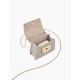 iDeal of Sweden SS21 Top Handle Mini AirPods Bag - Ruffle Cream - sieviešu AirPods somiņa