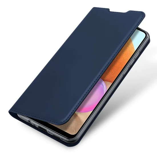 Dux Ducis Skin Pro series для Samsung Galaxy A32 5G A326 - Темно-синий - чехол-книжка с магнитом и стендом / подставкой Dux Ducis Skin Pro series для Samsung Galaxy A32 5G A326 - Темно-синий - чехол-книжка с магнитом и стендом / подставкой