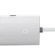 Baseus WKQX030302 Hub USB Type-C to 4xUSB 3.0 Conventer Adapter - Белый - USB адаптер для телефонов или планшетов с Type-C входом / коннектором Baseus WKQX030302 Hub USB Type-C to 4xUSB 3.0 Conventer Adapter - Белый - USB адаптер для телефонов или планшетов с Type-C входом / коннектором