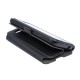 Telone Super Slim Samsung Galaxy Trend 2 Lite G318 - Melns - sāniski atverams maciņš ar stendu (ādas maks, grāmatiņa, leather book wallet case cover stand)