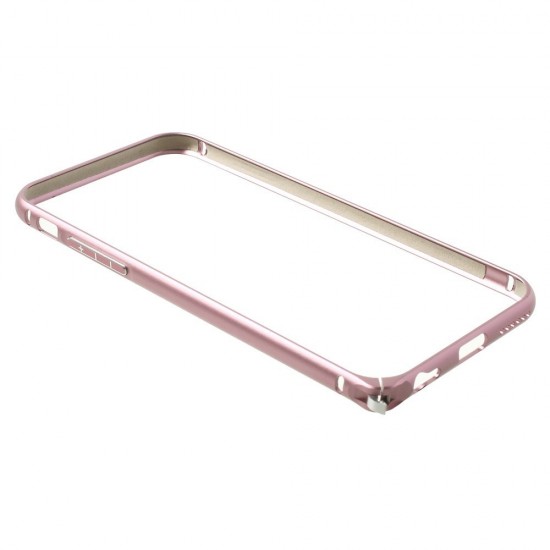 Hippocampal Buckle Metal Bumper Case для Apple iPhone 6 / 6S - Pink - алюминиевый / металлический бампер