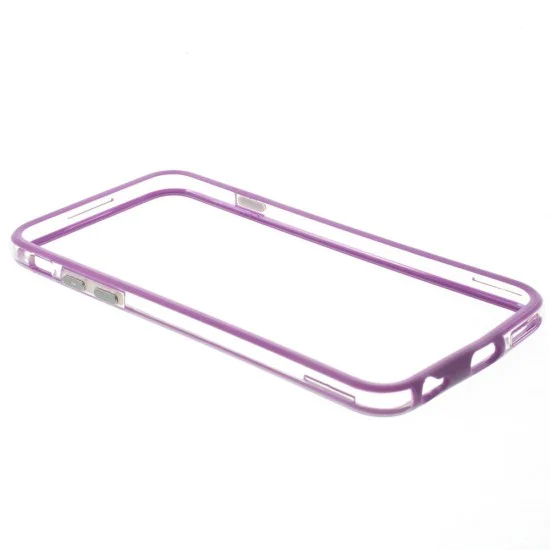 PC TPU Hybrid Bumper Case priekš Apple iPhone 6s 6 4.7 inch - Violets - silikona / plastmasas sānu apvalks bampers PC TPU Hybrid Bumper Case priekš Apple iPhone 6s 6 4.7 inch - Violets - silikona / plastmasas sānu apvalks bampers