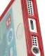 Backless TPU Bumper Frame Case priekš Apple iPhone 5 / 5S - Sarkans - silikona sānu apvalks bampers Backless TPU Bumper Frame Case priekš Apple iPhone 5 / 5S - Sarkans - silikona sānu apvalks bampers