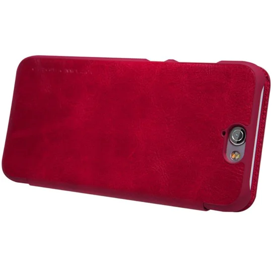 NILLKIN Qin Series Smart View Leather Case Cover for HTC One A9 - Red - чехол-книжка с окошком (кожаный чехол-книжка, leather book wallet case cover) NILLKIN Qin Series Smart View Leather Case Cover for HTC One A9 - Red - чехол-книжка с окошком (кожаный чехол-книжка, leather book wallet case cover)