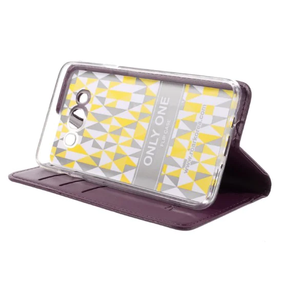 RoarKorea Only One Magnet Flip Case priekš Sony Xperia XA F3111 / F3112 - Bordo - magnētisks sāniski atverams maciņš ar stendu (ādas grāmatveida maks, leather book wallet cover stand)