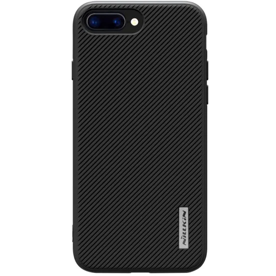 NILLKIN ETON Case Twill Grain PC TPU Hybrid Cover with Built-in Magnetic Sheet priekš Apple iPhone 7 Plus / 8 Plus - Melns - plastikas aizmugures apvalks (bampers, vāciņš, PU back cover, bumper shell) NILLKIN ETON Case Twill Grain PC TPU Hybrid Cover with Built-in Magnetic Sheet priekš Apple iPhone 7 Plus / 8 Plus - Melns - plastikas aizmugures apvalks (bampers, vāciņš, PU back cover, bumper shell)