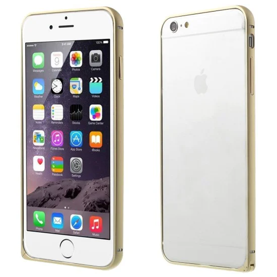 LOVE MEI Metal Frame Cover priekš Apple iPhone 6 Plus / 6S Plus - Champagne - alumīnija metāla sānu apvalks / bampers LOVE MEI Metal Frame Cover priekš Apple iPhone 6 Plus / 6S Plus - Champagne - alumīnija metāla sānu apvalks / bampers