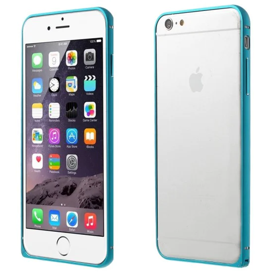 LOVE MEI Metal Frame Cover priekš Apple iPhone 6 Plus / 6S Plus - Zils - alumīnija metāla sānu apvalks / bampers LOVE MEI Metal Frame Cover priekš Apple iPhone 6 Plus / 6S Plus - Zils - alumīnija metāla sānu apvalks / bampers