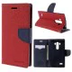 MERCURY GOOSPERY PU Leather Wallet Cover for LG G4 Beat / G4S H735 - Red - sāniski atverams maciņš ar stendu (ādas maks, grāmatiņa, leather book wallet case cover stand) MERCURY GOOSPERY PU Leather Wallet Cover for LG G4 Beat / G4S H735 - Red - sāniski atverams maciņš ar stendu (ādas maks, grāmatiņa, leather book wallet case cover stand)