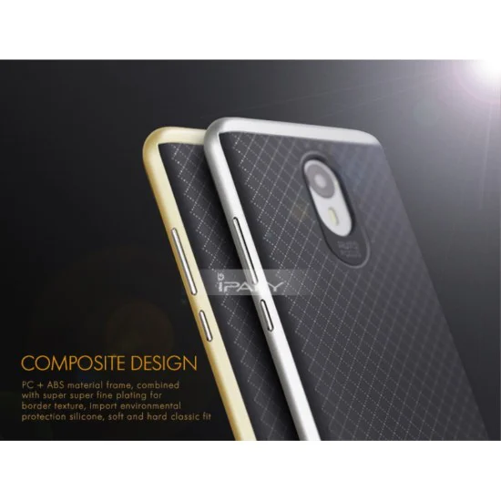 IPAKY Hybrid 2-Piece PC TPU Cover for Meizu M3 Note - Silver - силиконовая с пластиковой рамкой накладка / бампер (крышка чехол, TPU silicone cover, bumper shell) IPAKY Hybrid 2-Piece PC TPU Cover for Meizu M3 Note - Silver - силиконовая с пластиковой рамкой накладка / бампер (крышка чехол, TPU silicone cover, bumper shell)