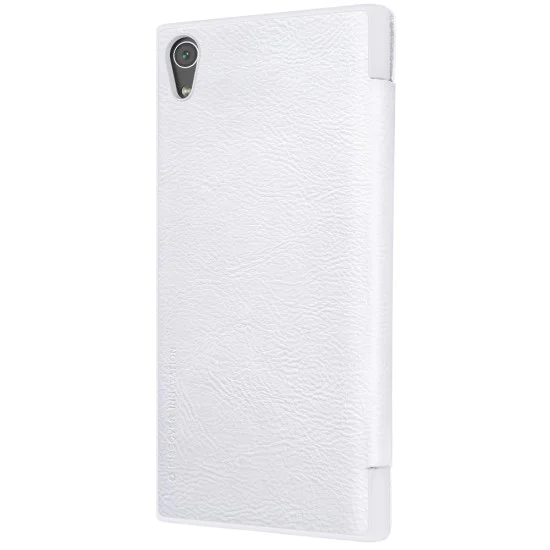 NILLKIN Qin Series Card Slot Flip Leather Mobile Shell priekš Sony Xperia XA1 Ultra G3212 / G3221 - Balts - sāniski atverams maciņš (ādas maks, grāmatiņa, leather book wallet case cover) NILLKIN Qin Series Card Slot Flip Leather Mobile Shell priekš Sony Xperia XA1 Ultra G3212 / G3221 - Balts - sāniski atverams maciņš (ādas maks, grāmatiņa, leather book wallet case cover)
