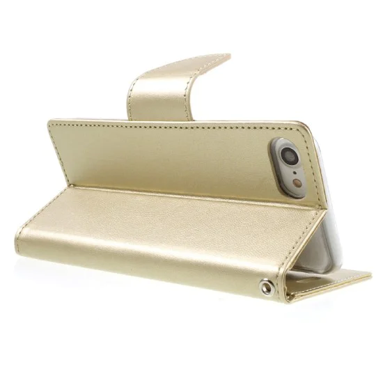Mercury Bravo Flip Case priekš Xiaomi Redmi 4A - Zelts - sāniski atverams maciņš ar stendu (ādas grāmatveida maks, leather book wallet cover stand) Mercury Bravo Flip Case priekš Xiaomi Redmi 4A - Zelts - sāniski atverams maciņš ar stendu (ādas grāmatveida maks, leather book wallet cover stand)