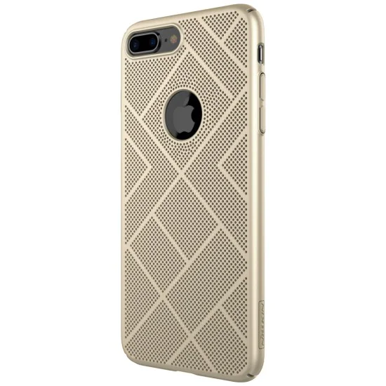 NILLKIN Air Series Heat Dissipation Matte PC Hard Case priekš Apple iPhone 8 Plus - Zelts - plastikas aizmugures apvalks (bampers, vāciņš, PU back cover, bumper shell) NILLKIN Air Series Heat Dissipation Matte PC Hard Case priekš Apple iPhone 8 Plus - Zelts - plastikas aizmugures apvalks (bampers, vāciņš, PU back cover, bumper shell)