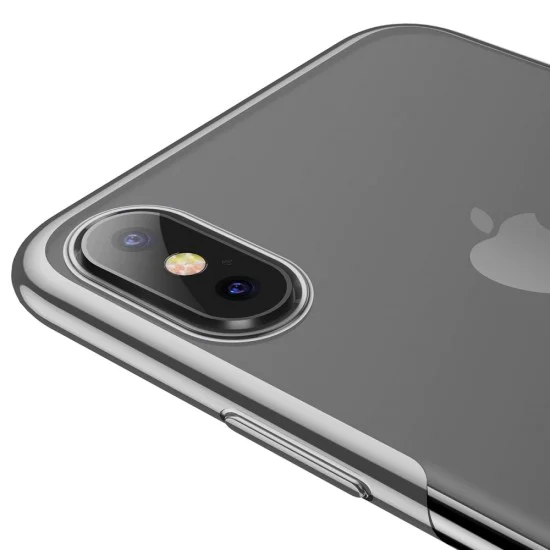 BASEUS Shining Series Plating Back Case для Apple iPhone XS Max - Серебристый - силиконовая накладка / бампер (крышка чехол, shell cover, bumper) BASEUS Shining Series Plating Back Case для Apple iPhone XS Max - Серебристый - силиконовая накладка / бампер (крышка чехол, shell cover, bumper)