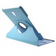 360 Rotary Litchi Skin Leather Cover w/ Stand for Samsung Galaxy Tab A 10.5 (2018) T590 / T595 - Светло синий - чехол-книжка со стендом / подставкой (кожаный чехол-книжка, leather book wallet case)