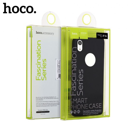 HOCO Fascination Series Matte TPU Case для Apple iPhone X / XS - Чёрный - матовая силиконовая накладка / бампер (крышка чехол, slim silicone cover shell, bumper)