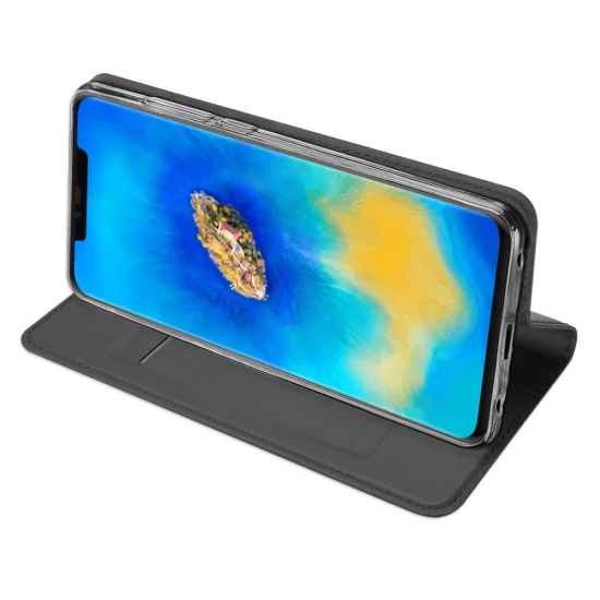 Dux Ducis Skin Pro series для Huawei Mate 20 Pro - Тёмно Серый - чехол-книжка с магнитом и стендом / подставкой (кожаный чехол-книжка, leather book wallet case cover stand) Dux Ducis Skin Pro series для Huawei Mate 20 Pro - Тёмно Серый - чехол-книжка с магнитом и стендом / подставкой (кожаный чехол-книжка, leather book wallet case cover stand)