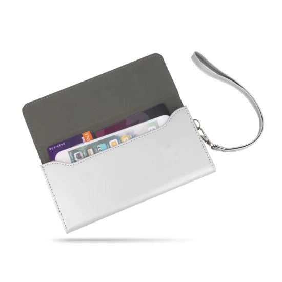 Wallet Chic Case 6.0-inch 170x80mm - Серебристый - универсальный чехол футляр кармашек (pouch cover, чехольчик карман, universal case) Wallet Chic Case 6.0-inch 170x80mm - Серебристый - универсальный чехол футляр кармашек (pouch cover, чехольчик карман, universal case)