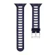 Dual Color Silicone Watch Band для Apple Watch 42 / 44 / 45 mm / Ultra 49 mm - Тёмно Синий/Белый - силиконовый ремешок для часов Dual Color Silicone Watch Band для Apple Watch 42 / 44 / 45 mm / Ultra 49 mm - Тёмно Синий/Белый - силиконовый ремешок для часов